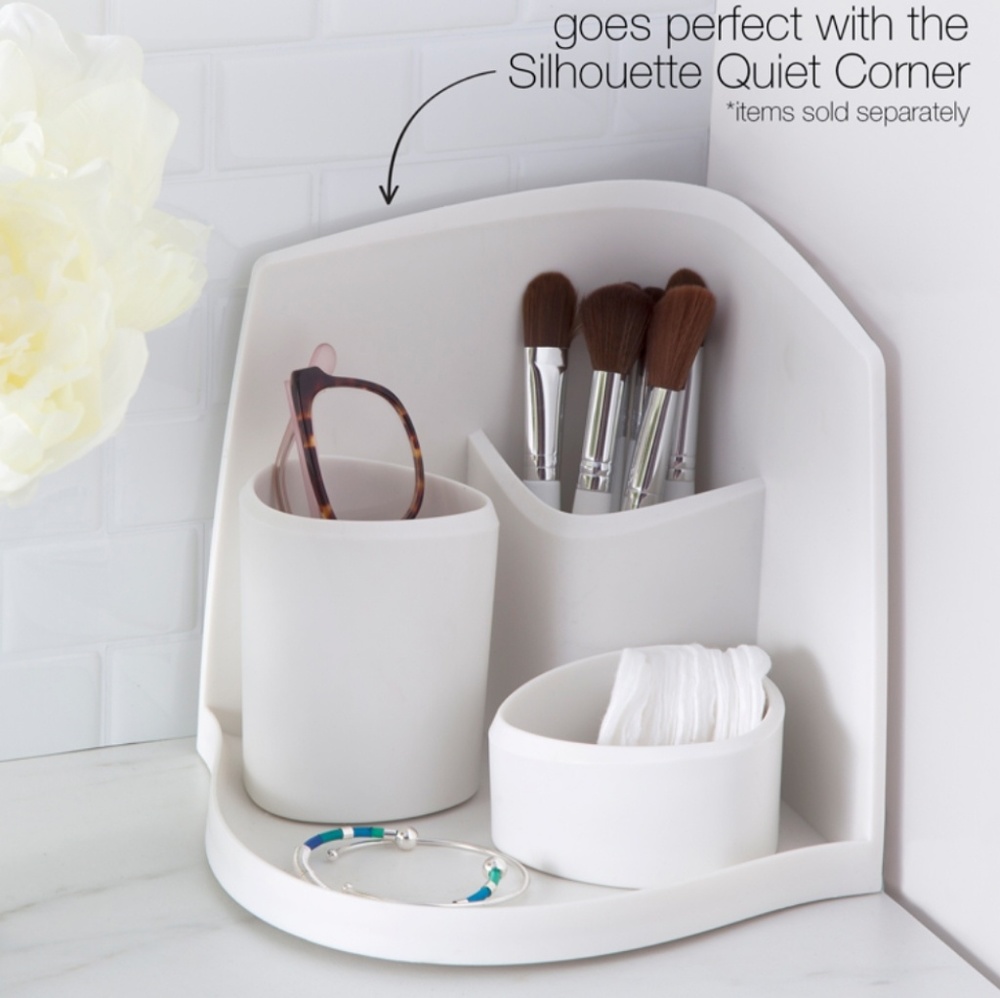 NWT 5-piece minimalist plastic organization set ✨ - Picture 2 of 6